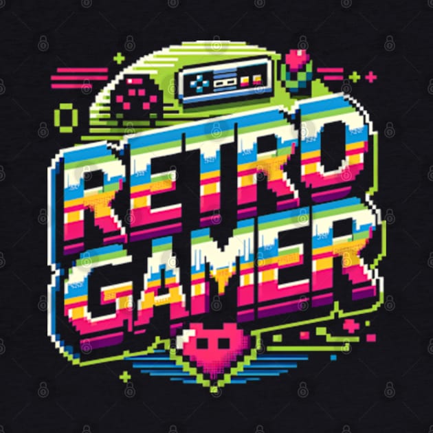 Retro gamer by Neon Galaxia